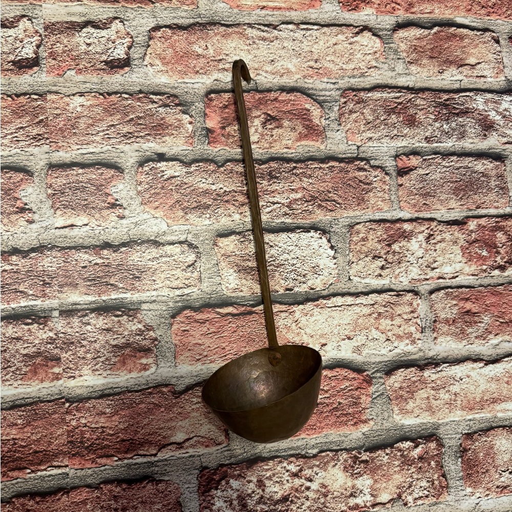 Vintage Copper Ladle – 12” Tall, 4” Wide